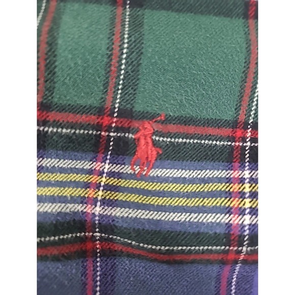 Ralph Lauren Mens Plaid‎ Custom Fit Medium Long Sleeve Button Up Shirt - Picture 3 of 4